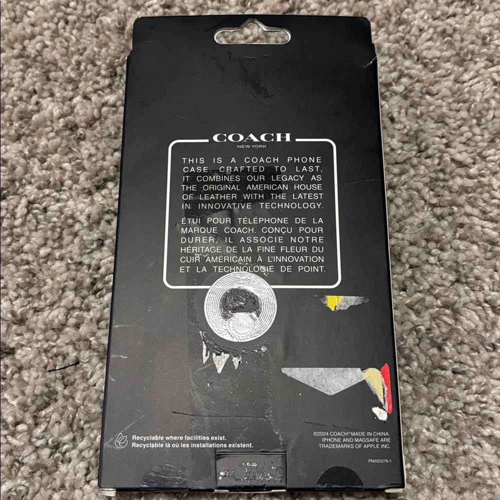 Coach Rexy Glitter Dinosaur Protective Case for the iPhone 16 - Picture 4 of 4